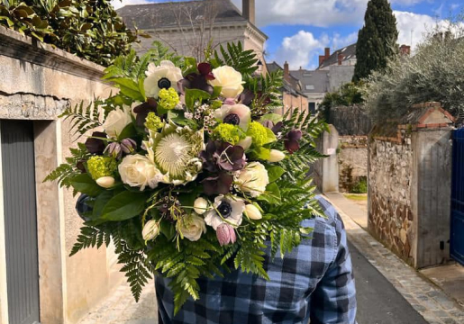 artisan fleuriste à Chalonnes-sur-Loire près d'Angers dans la Maine-et-Loire 49
