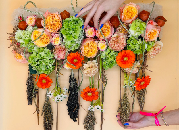 compo florales à Chalonnes-sur-Loire près d'Angers dans la Maine-et-Loire 49